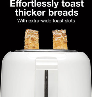 Proctor Silex Commercial - 2 Slice Extra Wide Slot Toaster White - 22216G