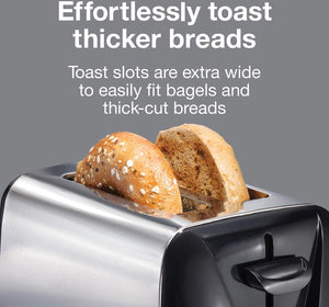 Proctor Silex Commercial - 2 Slice Metal Toaster Black - 22304G