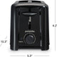 Proctor Silex Commercial - 2 Slice Toaster, Black - 22624G