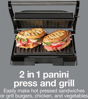 Proctor Silex Commercial - 2-in-1 Panini Press & Compact Grill - 25440PSC