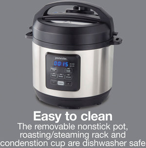 Proctor Silex Commercial - 3 QT Simplicity 4-in-1 Electric Pressure Cooker - 34503