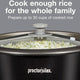 Proctor Silex Commercial - 30 Cup Rice Cooker & Food Steamer - 37555