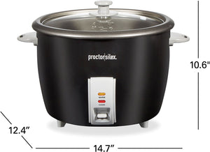 Proctor Silex Commercial - 30 Cup Rice Cooker & Food Steamer - 37555