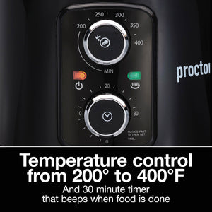 Proctor Silex Commercial - 3.7 QT Black Air Fryer Oven - 35056