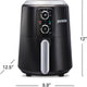 Proctor Silex Commercial - 3.7 QT Black Air Fryer Oven - 35056