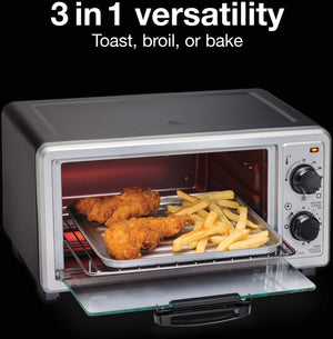 Proctor Silex Commercial - 4 Slice Toaster Oven Multi-Function Broiler - 31260G