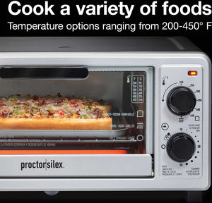 Proctor Silex Commercial - 4 Slice Toaster Oven Multi-Function Broiler - 31260G