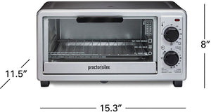 Proctor Silex Commercial - 4 Slice Toaster Oven Multi-Function Broiler - 31260G