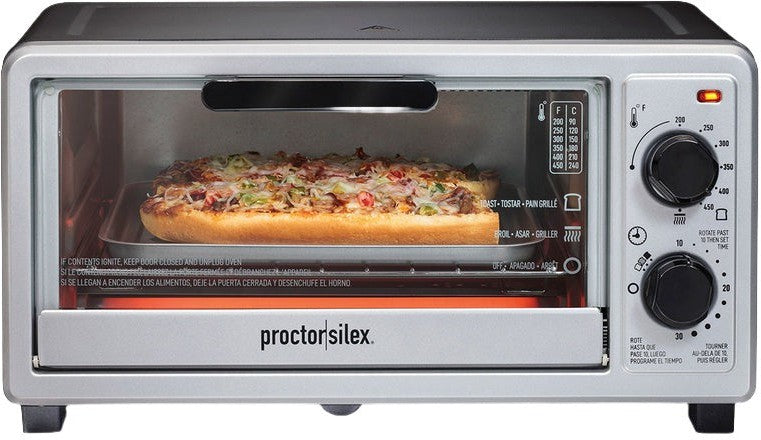 Proctor Silex Commercial - 4 Slice Toaster Oven Multi-Function Broiler - 31260G