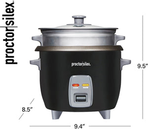 Proctor Silex Commercial - 6 Cup Rice Cooker & Food Steamer - 37510