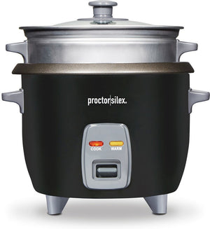 Proctor Silex Commercial - 6 Cup Rice Cooker & Food Steamer - 37510