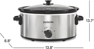 Proctor Silex Commercial - 6 QT Double Dish Slow Cooker - 33563