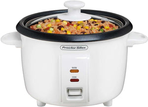 Proctor Silex Commercial - 8 Cup Rice Cooker & Food Steamer - 37534NR