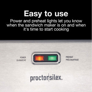 Proctor Silex Commercial - Deluxe Hot Sandwich Maker - 25415PS