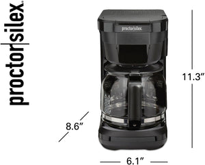 Proctor Silex Commercial - FrontFill Compact 12 Cup Coffee Maker - 43680G