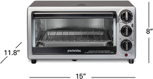 Proctor Silex Commercial - Modern 4 Slice Toaster Oven - 31122PS