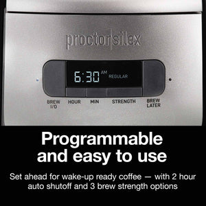 Proctor Silex Commercial - Platinum Series FrontFill Drip Coffee Maker - 43687