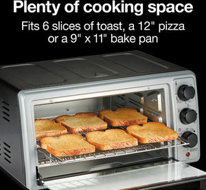 Proctor Silex Commercial - Simply Crisp 6 Slice Toaster Oven Air Fryer - 31275