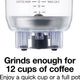 Proctor Silex Commercial - Sound Shield Coffee Grinder Black - 80402