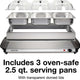 Proctor Silex Commercial - Triple Buffet Server With Domed Lids - 34300RG