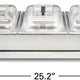 Proctor Silex Commercial - Triple Buffet Server With Domed Lids - 34300RG