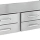 Randell - 105" Stainless Steel Six Drawers Refrigerated Chef Base With Marine Edge, Self-Contained - LPRES1x3-105C4