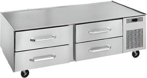 Randell - 120" Stainless Steel Six Drawers Refrigerated Chef Base With Marine Edge, Self-Contained - LPRES1x3-120C4