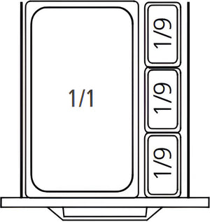 Randell - 24" (2) Drawers For 24" Door Replacement For Prep Stations/Flat Top - 9WRDWDBL EXT-24