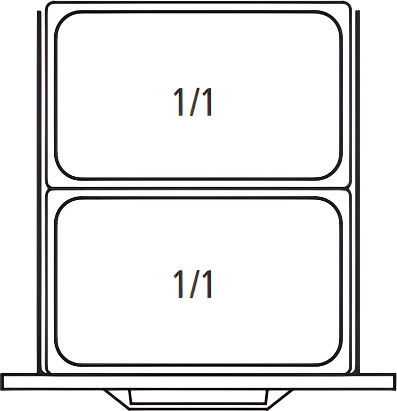 Randell - 24" Interior Shelf For 24" Door For Prep Stations/Flat Top - RFSWR-24