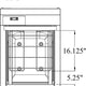 Randell - 24" Stainless Steel Refrigerated Cheeser Station With Move-able Grate - RCS-24 (Special Order 4-6 Weeks)