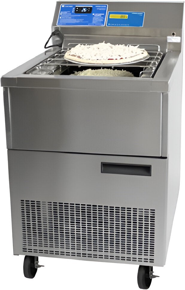 Randell - 24" Stainless Steel Refrigerated Cheeser Station With Move-able Grate - RCS-24