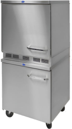 Randell - 27" Stainless Steel Dual Temp Refrigerator/Freezer Reach-in One-section - 9404-27DT-RTFBR