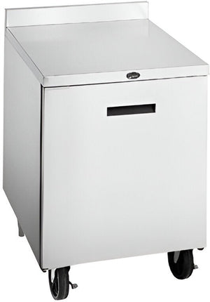 Randell - 27" Stainless Steel One-Section Worktop Refrigerator With Single Doors - 9402-290