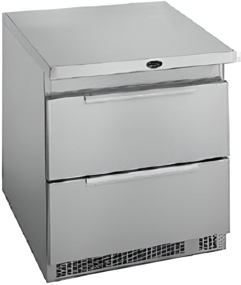 Randell - 32" Stainless Steel One-Section Worktop Refrigerator - 9404-32-290