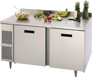 Randell - 48" Stainless Steel 2-Section Worktop Freezers With Two Doors - 9215F-290