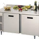 Randell - 48" Stainless Steel 2-Section Worktop Freezers With Two Doors - 9215F-290