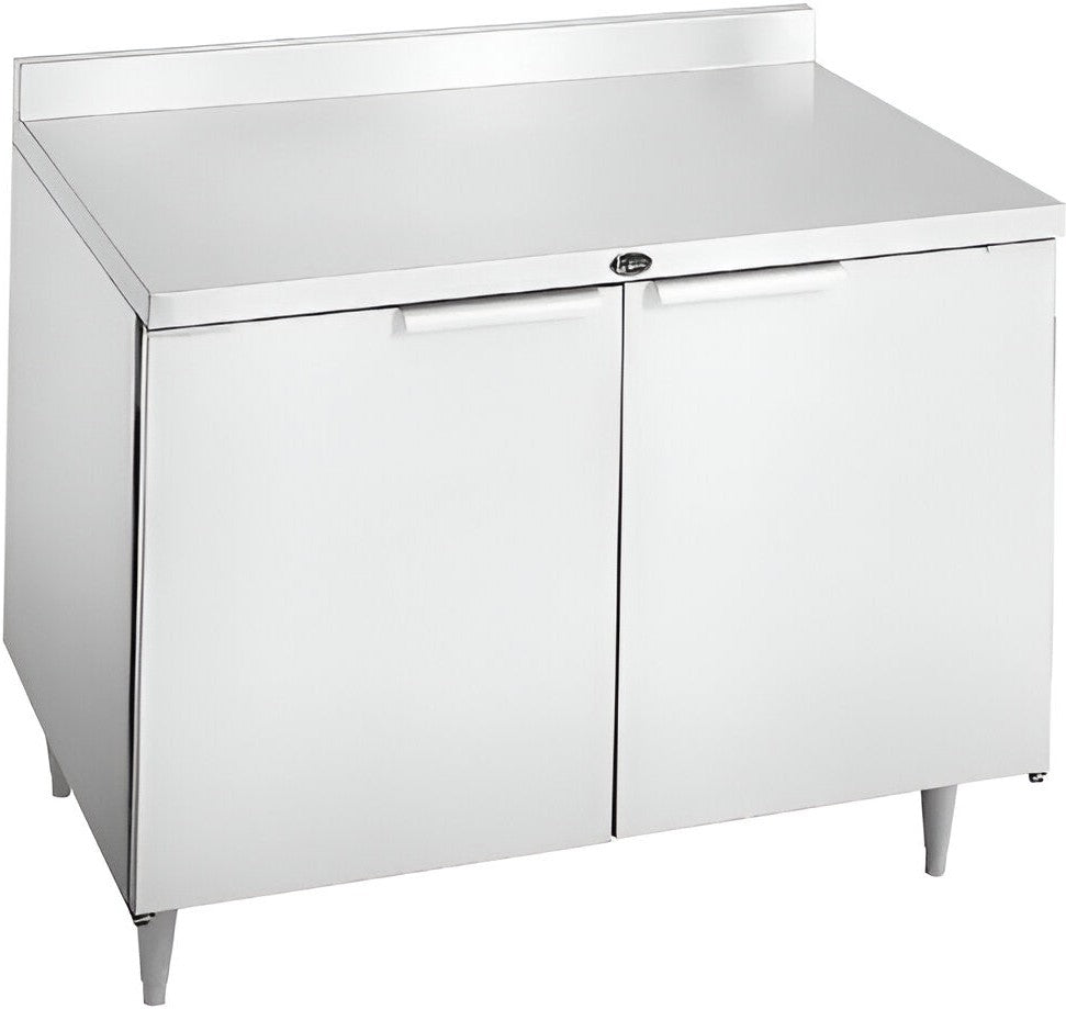 Randell - 48" Stainless Steel 2-Section Worktop Refrigerator With Two Doors - 9302-290 (Special Order 4-6 Weeks)