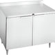 Randell - 48" Stainless Steel 2-Section Worktop Refrigerator With Two Doors - 9302-290 (Special Order 4-6 Weeks)