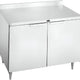 Randell - 48" Stainless Steel 2-Section Worktop Refrigerator With Two Doors - 9302F-290 (Special Order 4-6 Weeks)