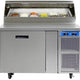 Randell - 48" Stainless Steel Single Door Refrigerated Pizza Prep Table - 8148D-290 (Special Order 4-6 Weeks)