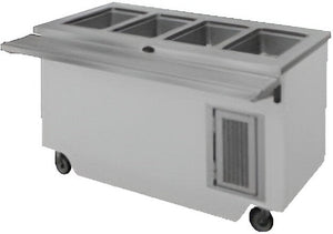 Randell - 60" Fiberglass Electric Hot Food Table With Open Base, Four Hot Food Wells - RANFG HTD-4S (Special Order 4-6 Weeks)