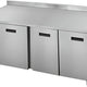 Randell - 72" Stainless Steel 3-Section Worktop Refrigerator With Three Doors - 9604-290 (Special Order 4-6 Weeks)