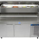 Randell - 72" Stainless Steel Two Doors Refrigerated Pizza Prep Table - 8272D-290 (Special Order 4-6 Weeks)