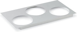 Randell - Stainless Steel Adaptor Plates With Two 6.5" Cutouts (1 Plate/Well) - HFADPLTC (Special Order 4-6 Weeks)