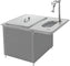 Randell - Stainless Steel Drop-In Ice & Water Unit - 9505