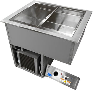 Randell - Stainless Steel Electric Drop-In Hot / Cold Food Well Unit - RCHB-2-AF (Special Order 4-6 Weeks)