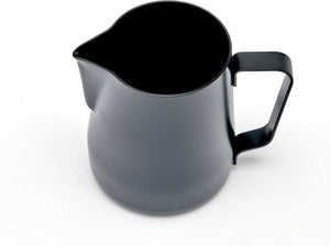 Rhino - 12 Oz (360ml) Black Stealth Milk Pitcher - RHTEF12Oz