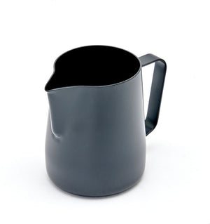 Rhino - 12 Oz (360ml) Black Stealth Milk Pitcher - RHTEF12Oz