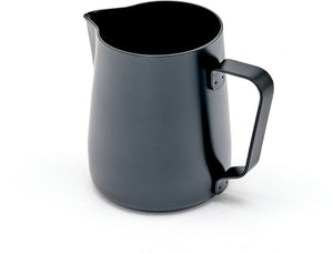 Rhino - 12 Oz (360ml) Black Stealth Milk Pitcher - RHTEF12Oz