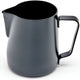 Rhino - 12 Oz (360ml) Black Stealth Milk Pitcher - RHTEF12Oz